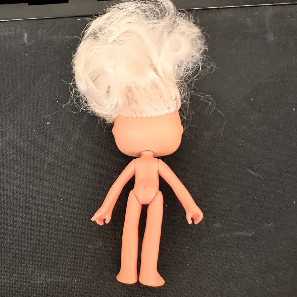 Vintage Strawberry Shortcake Angel Food Cake Doll 1980s Kenner Nude 5.5 Inch